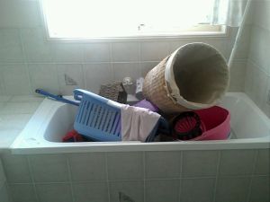 This is just one example of what happens when you leave a toddler unsupervised for three minutes